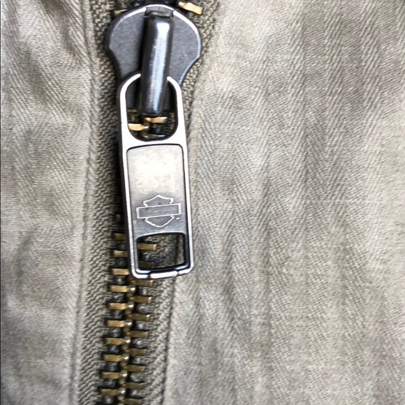 EUC Harley Davidson Cotton Motorcycle Jacket - Picture 8 of 8